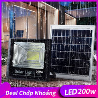 Solar lights 200W ไฟตุ้ม โซล่าเซลล์ ไฟพลังงานแสงอาทิตย์ Solar outdoor garden Light โคมไฟโซล่าเซล หลอดไฟโซล่าเซล สปอตไลท์โซล่า LED Spot Solar Cell