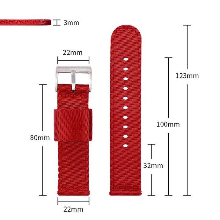 ร้อน-สายผ้าทอไนลอนอย่างรวดเร็วสายสำรองผ้าใบกีฬา18มม-20มม-22มม-24มม-สำหรับ-samsung-active2-40มม-44มม-นาฬิกา-huawei-gt