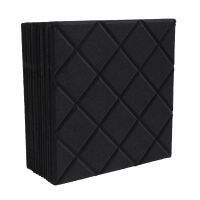 12 Pack Acoustic Panels Grid Shape Sound Proof Padding,12X12X0.4 Inches Sound Dampening Panel Used in Home &amp; Offices