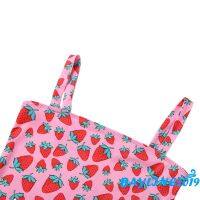 ❀ℳay-Fashion Female Stylish Strawberry Print Dress Summer Fashion Sleeveless Dress for Ladies Girls