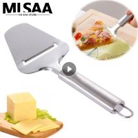 Silver Stainless Steel Cheese Peeler Cheese Pizza Slicer Cutter Shovel Butter Slice Cutting Knife Kitchen Cooking Cheese Tools