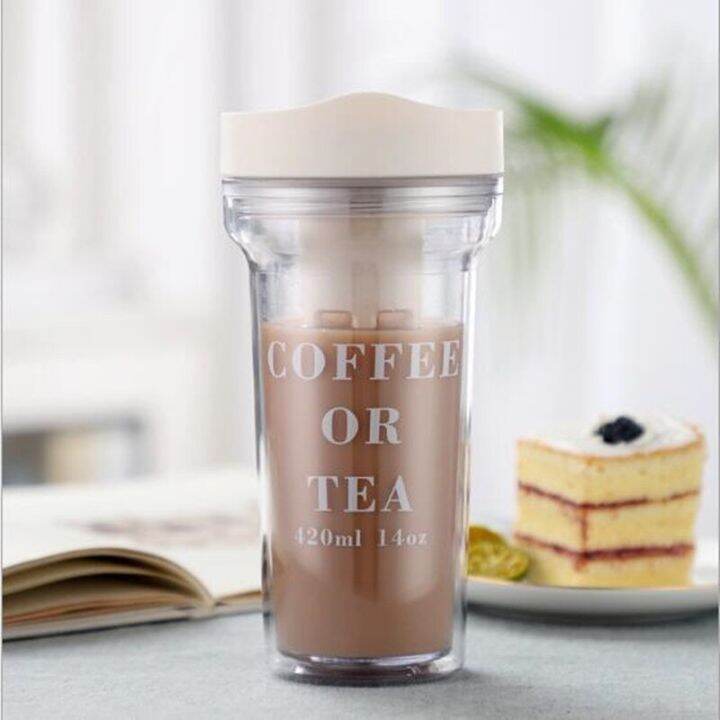 Cold Brew Coffee Maker Travel Bottle Coffee Mug Tumbler Cup With Filter