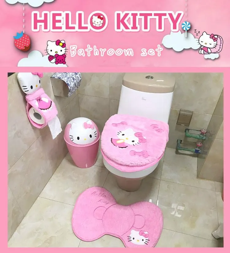 Hello Kitty Bathroom Set