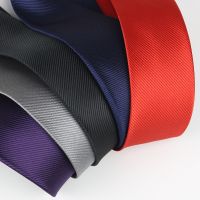 Brand New Versatility Colorful Solid 5CM Polyester Lazy Zipper Tie for Woman Man Casual Daily Wear Accessories Wholesale