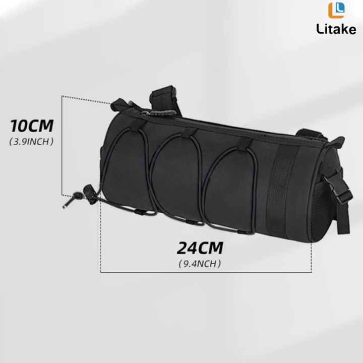 litake-กระเป๋าโครงจักรยานมือจับที่เก็บจักรยานอุปกรณ์เสริมถุงเก็บสาระพัดประโยชน์ปั่นจักรยานมืออาชีพ