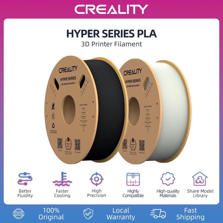 Creality Hyper Series PLA Filament 1.0kg 1.75mm (Black/White)
