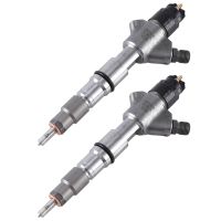 2PCS Crude Oil Fuel Injector Nozzle Diesel Injector Fuel Injector for Yuchai YC6J 0445 120 379 0445120379