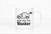 Electric Car W*Nker Mug - Ev Electric Vehicle Birthday Office Xmas Mug Gift