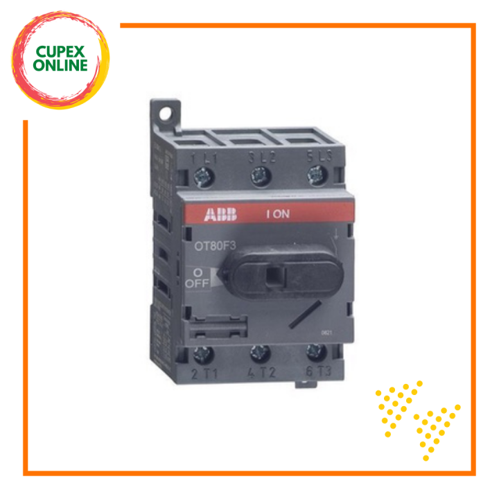 ABB Entrelec Ot25 F4 C Schalter - 4P Kontakte Für DIN Profil Montage