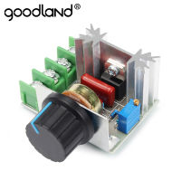 Goodland Sakelar Peredup ไฟ Led 220V ตัวควบคุมแรงดันไฟฟ้า2000W เครื่องควบคุมความเร็วเครื่องปรับกระแสเทอร์โมสตัทสำหรับแถบไฟ Led หลอดไฟ Led