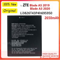 ใหม่2650MAh Li3826T43P4h695950แบตเตอรี่สำหรับ ZTE ใบมีด A5 2019ใบมีด A3 2020สต็อกคุณภาพสูงทดแทน Batteria