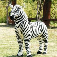Children Stuffed Plush Toy Black And White Strip Zebra Baby Kids Christmas Birthday Gift