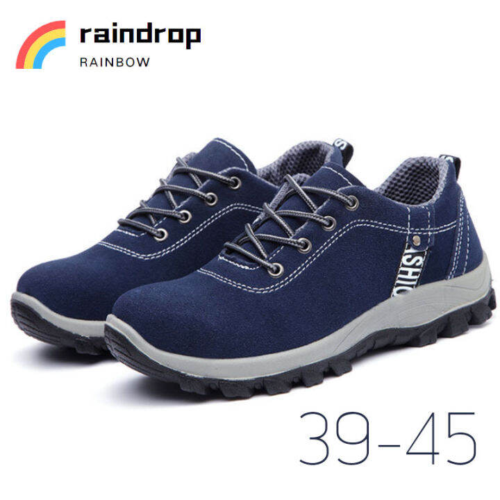 raindrop-รองเท้าเซฟตี้-รุ่นเบสท์รัน-safety-blue-jogger-ส่งจากไทย-ส่งไว-จ่ายปลายทางได้-รองเท้าเซฟตี้2022