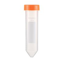 【YF】☁☞  25Pcs/Bag 50ml Laboratory Chemistry Plastic Test Tubes Vials Caps Pack for Office School Supplies