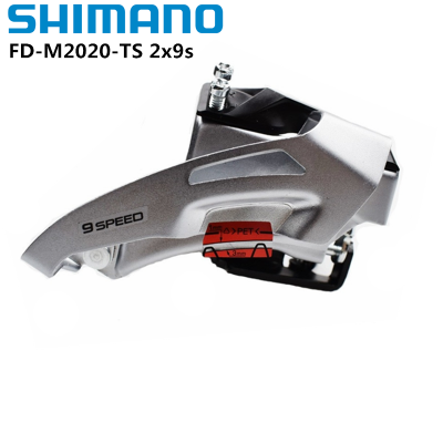 Shimano ชุด M2000 FD-M2020-TS ด้านหน้า Derailleur แหวนแคลมป์ Pemasangan 2X9S Serasi dengan HG 9S โซ่ untuk MTB Bike