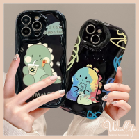 เคสลายไดโนเสาร์น้อยน่ารักสำหรับ A13 Samsung A03 A14 A32 A50 A04s A03s A04 A20s A11 A12 A10s A02s A21s A20 A31 A52 M12มีลายการ์ตูน3มิติ A51หลากสี