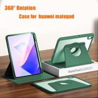 เคส2023สำหรับ Huawei Matepad Pro 11.5อากาศพร้อมที่วางปากกาปกหนังหมุน360 ° สำหรับ Matepad Pro 11 10.4 10.8