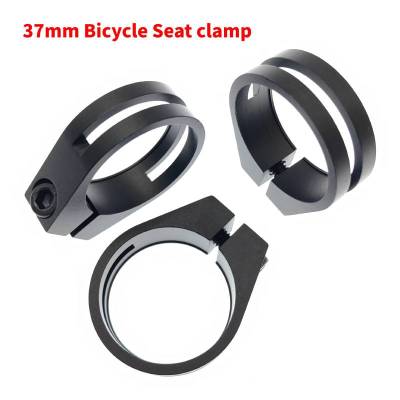 No logo new Aluminum Bike Seatpost Collar Clamp 37mm  Big Size Bolt Fixed Type Seat Post Clamp MTB bicycle parts Adhesives Tape