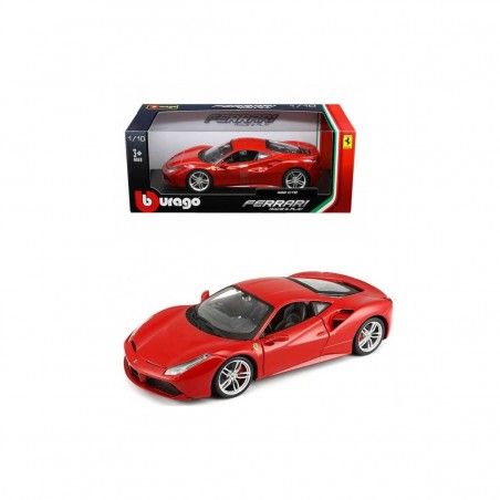 โมเดลรถแข่ง-bburago-ferrari-488tgb-อัตราส่วน-1-24-จำลองเหมือนจริง-ผลิตจากโลหะผสม-diecast-model