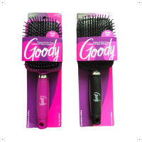 Goody หวีแปรงลดผมชี้ฟู แปรงหวีผม Reduce frizz แท้?% ขนแปรงionic ลดผมชี้ฟู ด้ามเจล Goody Head Down Gelous Grip Paddle Hair Brush