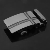 MENS METAL RATCHET BELT BUCKLE AUTOMATIC BUCKLE FOR MENS 36mm -39mm Genuine Leather BELT