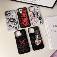การ์ตูนวันพีชน่ารักเคสโทรศัพท์ไอคอนรูปกะโหลก Zoro สำหรับ iPhone 14 Pro Max 14Pro 14 Max Anti-Knock ฝาครอบป้องกันโทรศัพท์แบบนิ่มสำหรับ iPhone 13 12 11 XR X 8 7 Plus Se