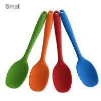 Silicone Spoon Large And Small Soup with Long Handle High Temperature Resistant Kitchen Tool Cake Baking Scraper