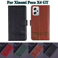 [2023สุดฮอต] เคส Poco X4 GT กระเป๋าเงินแบบกลับด้านได้ขาตั้งหนังสือที่ครอบสำหรับ Xiaomi มือถือ Xiami Xiomi Poko X4 GT Skin บนเคสโทรศัพท์ป้องกัน Poco X4 GT