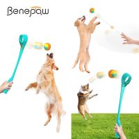 Multifunction Sports Ball Launcher Durable Dog Fetch Toys Pet Toys Interactive Easily Throw Ring Retractable Rope