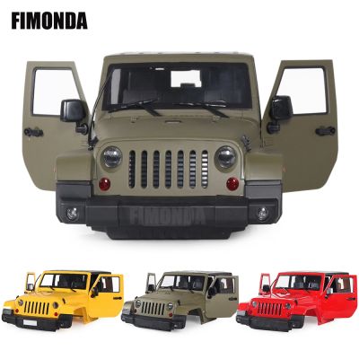 275mm Wheelbase Wrangler Body Two-Door Rubicon Shell for 1/10 RC Crawler Car RC4WD D90 TF2 MST CMX SCX10 AUSTAR Chassis Upgrade