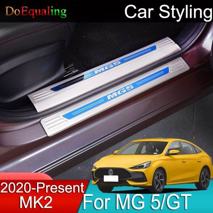For MG 5 MG5 MGGT GT 2Nd Car Scuff Plate Door Sill Trim Welcome Pedal ...