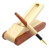 Classic Signing Pen with Case Handcrafted Wooden Vintage Edition for Signature or Business Exclusive Uses