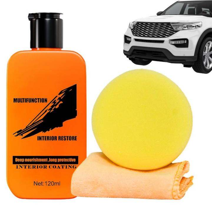 Automotive Trim Restorer Dashboard Wax Leather Renovation Refurbishment