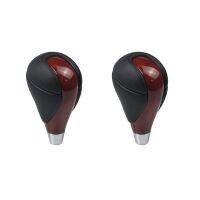 2X Red Leather Automatic Transmission Gear Shift Knob for Lexus ES IS RX GS Gear Head High Quality