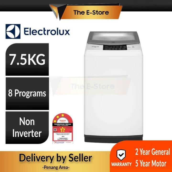 (Delivery for Penang ONLY) Electrolux 7.5KG Top Load Washing Machine ...