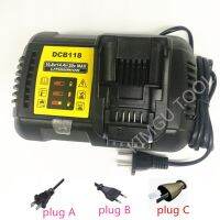 AC100-240V Charger DCD118เปลี่ยนสำหรับ DEWALT DCD996 DCD991 DCS575 DCS576 DCS575 DCS520 DCD996 DCH481 DCB118 DCS388 Charger