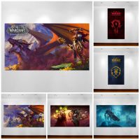 World Of Warcraft เกม WOW โปสเตอร์อะนิเมะโปสเตอร์ภาพวาดผ้าใบ Live Room Wall Art Decor ภาพวาดผนังตกแต่งบ้านภาพวาด
