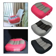 Portable Heightening Thickening Car Cushions Non-slip Breathable Mesh Lift  Seat Pad Automobiles Auto Height Boosts Seat In Stock