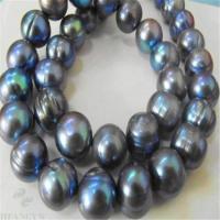 11-12mm natural south sea black baroque pearl necklace 18 inches Handmade Mesmerizing Women Charm Chain Gift Fashion personality