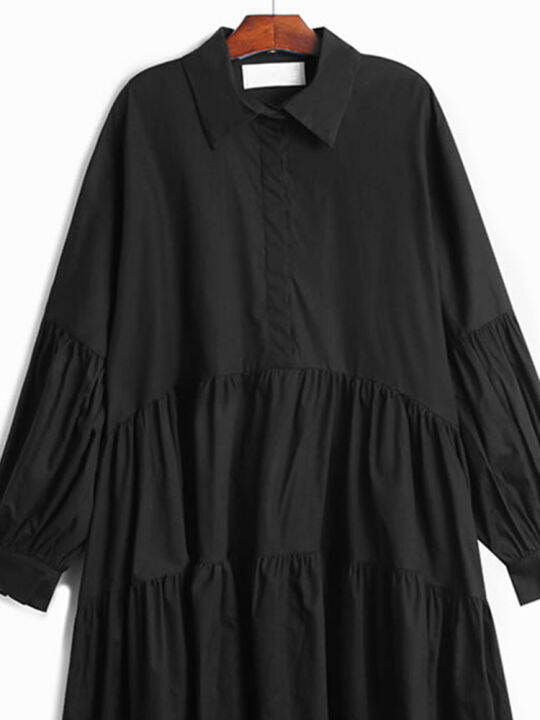 xitao-dress-long-sleeve-women-casual-dress