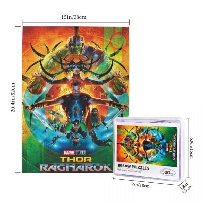 Thor Ragnarok Wooden Jigsaw Puzzle 500 Pieces Educational Toy Painting Art Decor Decompression toys 500pcs