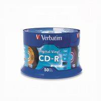 Verbatim ดิจิตอลไวนิล CD-R เพลงซีดีแผ่น80นาที700MB 52X 50ชิ้นแพ็ค