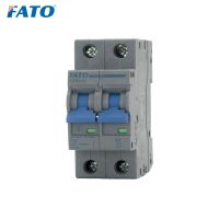 FATO MCB AC 2P 230V ความสามารถในการทำลาย10KA 16A 10A เบรกเกอร์ขนาดเล็ก20A 40A 32A 25A ราง Din 63A ป้องกันการโอเวอร์โหลด