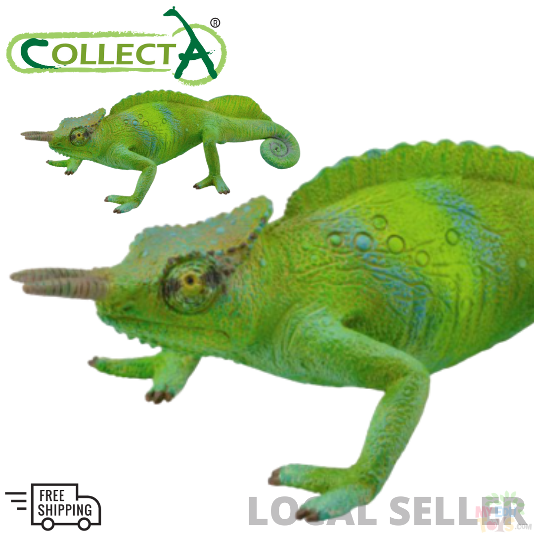 CAMEROON SAILFIN CHAMELEON TOY MODEL by CollectA 88805 *New with tag* 