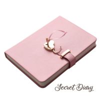 Secret Notebook Ruled Journal Lined Diary With Heart Lock Creative Gift