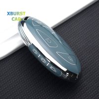 【LZ】✳  Para Hyundai Kona Ev Grandeur GN7 2023 TPU Car Key Case Capa Titular 7 Botões Silver Edge Smart Key Shell Fob Acessórios