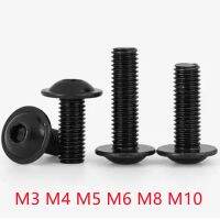 2-20pcs m3 m4 m5 m6 m8 m10 grade 10.9 Flange Button Head screw With Washer Inner Hex Socket Allen Screws Bolt