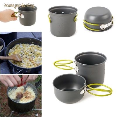 Outdoor Cooking Set Camping Hiking Picnic Bowl Pot Tableware