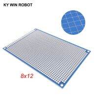 1ชิ้น8X12ซม. 80X120มม. Bule Sisi Prototipe PCB สากล Papan Sirkuit Cetak Non Solder Prototboard สำหรับ ARDUINO