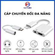 Dây cáp chuyển đổi cho tai nghe jack 3.5mm sang cổng lightning iphone kèm